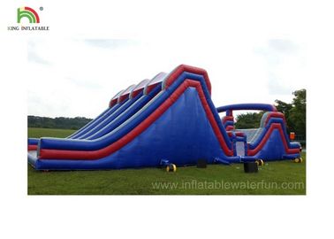 4 Lane dmuchanych sportów sportowych / Military Boot Camp Obstacle Course