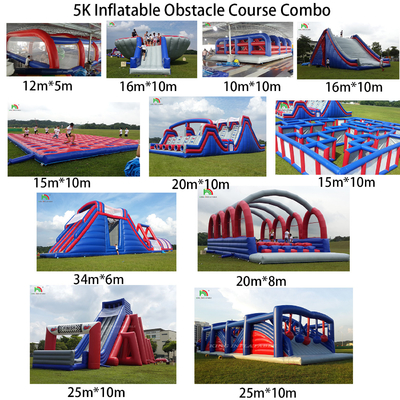 PVC Tarpaulina 5K nadmuchiwany kurs przeszkód kombina