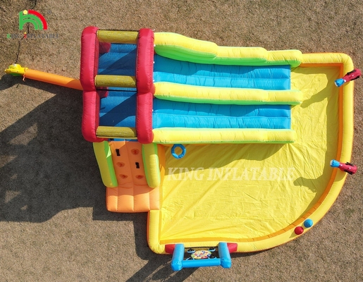 Wylotowy zderzak z podwójnym pasem Wodny zderzak z basenem wodnym Trampolin Strzelania w koszykówkę