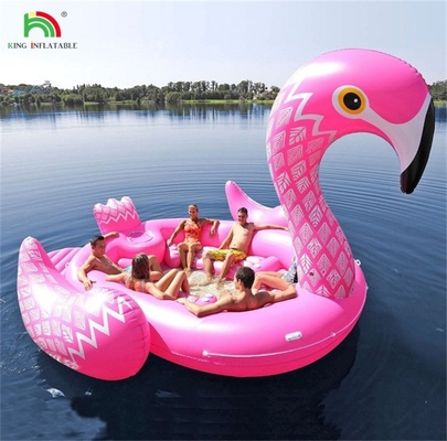 6 osób Płynny Paw Water Mount Sea Lake Pool Float Water Toy Giant Unicorn Flamingo Płynne łóżko pływające dla imprezy wodnej