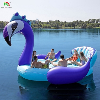 6 osób Płynny Paw Water Mount Sea Lake Pool Float Water Toy Giant Unicorn Flamingo Płynne łóżko pływające dla imprezy wodnej