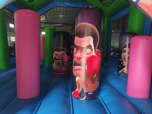 Wynurzalna Arena Walki Dorośli Dzieci Trampolin Park Wynurzalny Gladiator Joust Battle Game Odbiór Zamek
