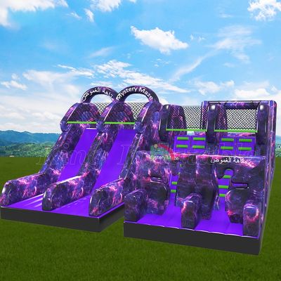 Komercyjne zajęcia sportowe na świeżym powietrzu dla dorosłych, dmuchane zamki, tory przeszkód, dmuchańce dla dzieci