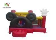 Red Softplay Mickey Cartoon Nadmuchiwane Jumper Castle Bouncer With Ocean Ball