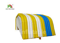 Dostosowany zewnętrzny nadmuchiwany namiot imprezowy o wymiarach 32.81ft z żółtym łukiem w kształcie