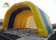 Dostosowany zewnętrzny nadmuchiwany namiot imprezowy o wymiarach 32.81ft z żółtym łukiem w kształcie