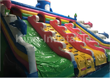 Rainbow Slide Ocean Inflatable Water Parks dla dorosłych i dzieci 1 rok gwarancji