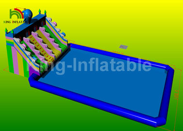 Rainbow Slide Ocean Inflatable Water Parks dla dorosłych i dzieci 1 rok gwarancji