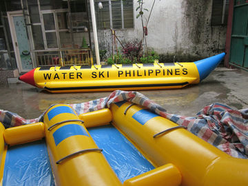 Sea / Lake Inflatable Banana Boat Single Line For Outdoor Entertainment