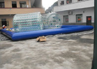 Handlowe nadmuchiwane baseny z wałem wodnym i piłkami wodnymi Plandeka PCV 0,9 mm