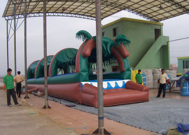 Ekscytujące Outdoor Inflatable Tunnel dla dorosłych interaktywne gry sportowe dmuchane