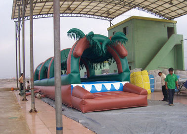 Ekscytujące Outdoor Inflatable Tunnel dla dorosłych interaktywne gry sportowe dmuchane