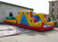 Giant Commercial Inflatable Obstacle Course ze zjeżdżalnią / nadmuchiwanym tunelem 10x4m