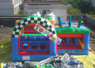 Kids Inlfatable Amusement Parks Nadmuchiwane Run Chasing Race Fun City / Trwałe i bezpieczne