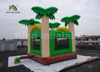 5x4,5 m zielone drzewo kokosowe dzieci nadmuchiwany zamek skoki / Blow Up Bounce House