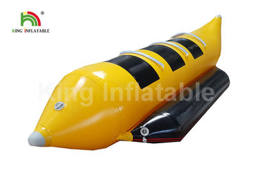 Komercyjne klasy żółty 3 miejsca Nadmuchiwane Fly Fishing Boats / Banana Boat Towable