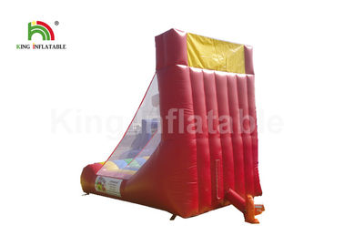 Red Triple Basketball Hoop Shoot Nadmuchiwane gry sportowe do wynajęcia Ogień - opóźniający