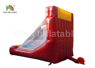 Red Triple Basketball Hoop Shoot Nadmuchiwane gry sportowe do wynajęcia Ogień - opóźniający