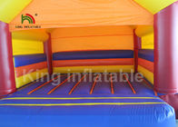 4 * 4m Orange Commercial Clown Nadmuchiwany zamek do skakania na imprezę i wydarzenie