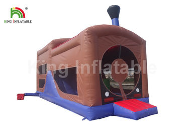 Nadmuchiwany zamek dla dzieci, komercyjne nadmuchiwane trampoliny z PVC 0,55 mm
