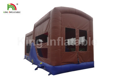 Nadmuchiwany zamek dla dzieci, komercyjne nadmuchiwane trampoliny z PVC 0,55 mm