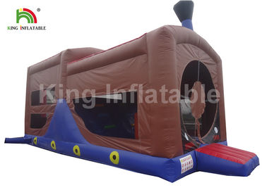 Nadmuchiwany zamek dla dzieci, komercyjne nadmuchiwane trampoliny z PVC 0,55 mm