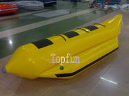 3 osoba 0.9mm PCV plandeką woda nadmuchiwane żółte pontony łodzi bananowych / Hot sprzedaż nadmuchiwane łódź bananowa
