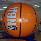 Plac zabaw dla dzieci Nadmuchiwane balony reklamowe Kształt koszykówki z cyfrowym drukowaniem