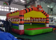 PVC plandekowy Pomarańczowy Tygrys Nadmuchiwany Skakanka Zamek dla rozrywki na świeżym powietrzu