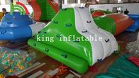 Inflatable Mini Iceberg do parków wodnych ze zjeżdżalnią zielono-białą