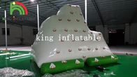 4m x 3m Zielona / Biała zabawka nadmuchiwana woda / Mini PVC Iceberg For Water Park