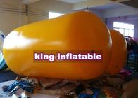 2m Dia lub Dostosowane Żółte Zabawki Nadmuchiwane Wody / PVC Cylinder Blob Park Wodny Wykorzystanie