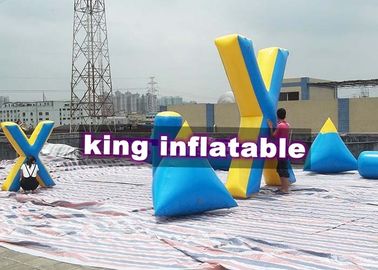Strong Blue / Yellow Inflatable Floating Paintball Gry sportowe Blindage Trwałe
