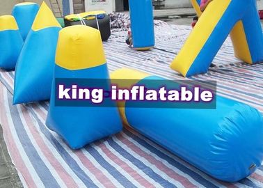 Strong Blue / Yellow Inflatable Floating Paintball Gry sportowe Blindage Trwałe