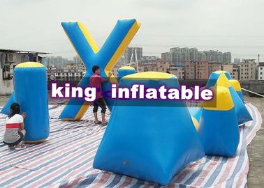 Strong Blue / Yellow Inflatable Floating Paintball Gry sportowe Blindage Trwałe
