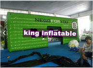 Zielony namiot nadmuchiwany do reklamy / nadmuchiwane różne wydarzenie