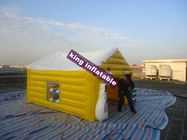 Namiot imprezowy nadmuchiwany namiotem żółty, zarówno na dom kryty, jak i na zewnątrz