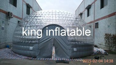1.0 Mm PVC przezroczysty nadmuchiwany namiot powietrzny o średnicy 5m Certyfikat CE
