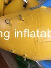 Sea Inflatable Fly Fishing Pontoon Łodzie dla dzieci i dorosłych 0.9mm plandeki z PVC / Banana Boat Price