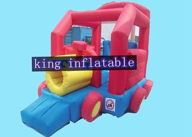 Ślimak Kształt Commercial Bounce Houses ze zjeżdżalnią powleczoną PVC 210D Nylon Fabric