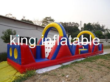 Nadmuchiwany park rozrywki Giant PVC Children Outdoor Outdoor Inflatable Obstacle Course