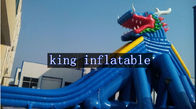 Giant Dragon Dmuchana zjeżdżalnia Plaża slajdów z basenem dla dzieci i dorosłych
