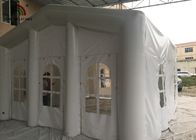 Zewnętrzny biały nadmuchiwany namiot imprezowy 6 x 5 m do szpitalnego użytku wojskowego 2 lata gwarancji