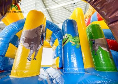 Blow Up Combo Jumper samochodów Nadmuchiwany zamek skok Bounce dom ze zjeżdżalnią