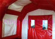 Czerwony / biały dmuchany namiot PVC nadmuchiwany CE na imprezy na zewnątrz / wewnątrz