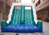 CE Green Huge Inflatable Obstacle Course Dry Slide Z Wspinaczkową ścianą