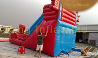 Czerwony / niebieski Spider Man Inflatable Dry Slide Outdoor Giant Wodoodporny / anty-UV Slide