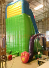 Plac zabaw dla dzieci Zabawna dmuchana zjeżdżalnia, na zewnątrz Multicolor dmuchane zwierzęta slajdów