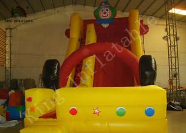7 * 4 * 5,5 m Nadmuchiwany Dry Clown Theme PVC Bounce Domy dla dzieci