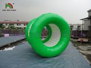 Zielona / biała plandeka PVC Nadmuchiwana piłka wodna Rolling Toy For Water Park